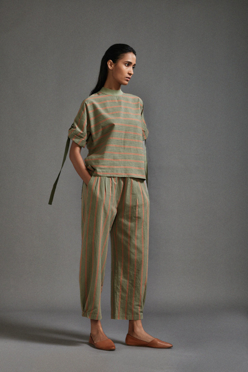 Safari Ekin Set cotton by Mati in green color for women in Singapore