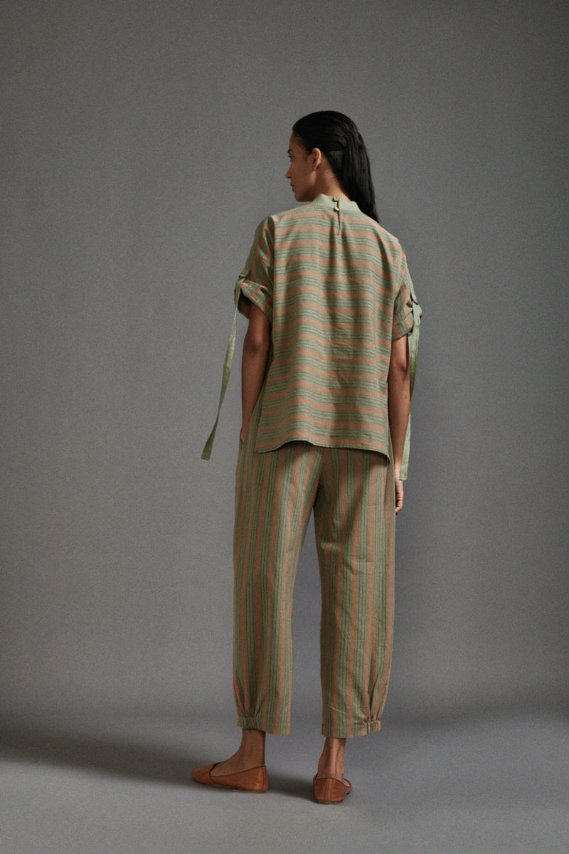 Safari Ekin Set cotton by Mati in green color for women in Singapore