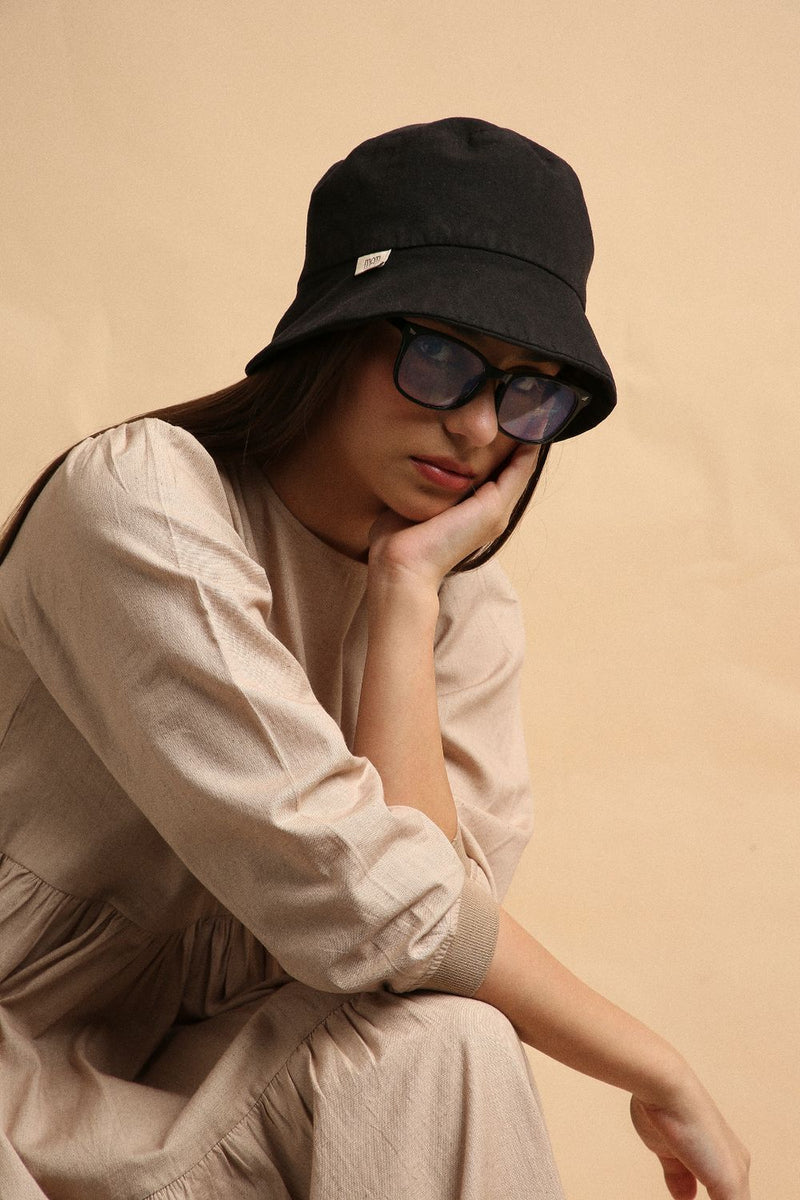 Sand Rib Vasara Dress 100% cotton by Mati in sand color for women in Singapore