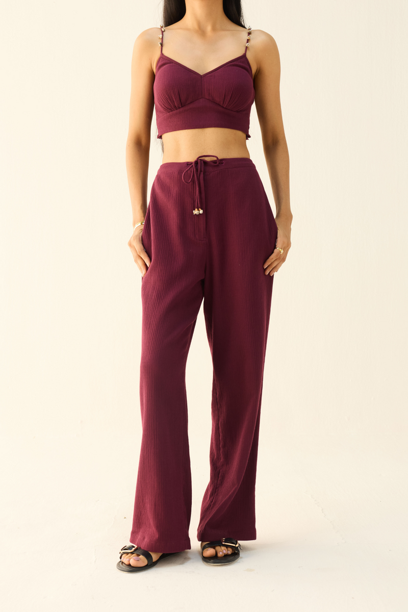Sangria Sea Organic Cotton Bustier