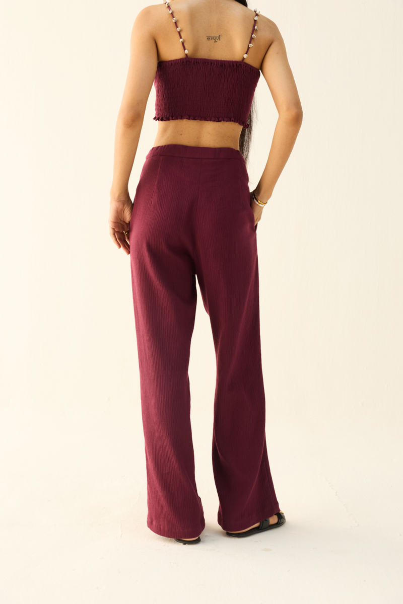 Sangria Sea Organic Cotton Bustier