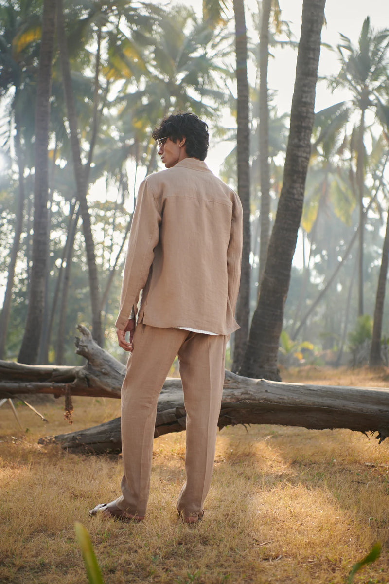 Mousse Linen Men's Overshirt