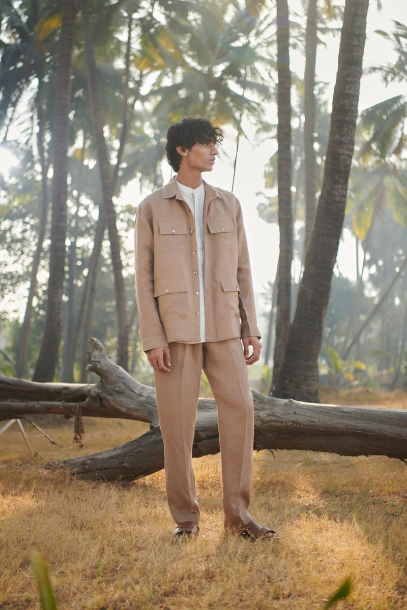 Mousse Linen Men's Overshirt