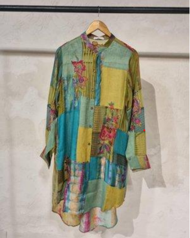 CPFP26-18 CUL 2-38 B SHRUB ROSE SHIRT GREEN-Size L