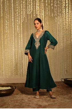 SBFP26-10 MYSHA EMERALD GREEN-Size 4XL