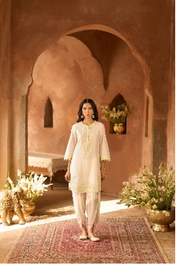 SBFP26-29 NYRA IVORY WITH MINT GREEN-Size S