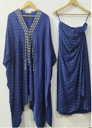 PHFP26-6 INDIGO D3 LONG (3 DOTS) + PANTS-Size L