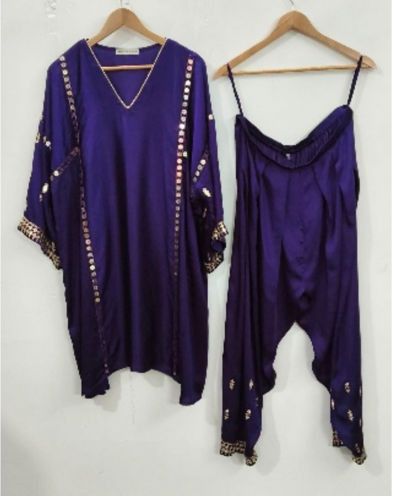 PHFP26-25 PURPLE CHOGA (V) + SALWAR-Size XL