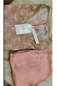 RRFP26-4 RR128560 GULTARA PRINT SIDE KALI KURTA SET (PASTEL PINK)-Size M