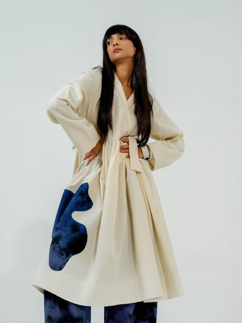 Seasalt Dress cotton matty dresses by Stoique in ivory for women in Singapore