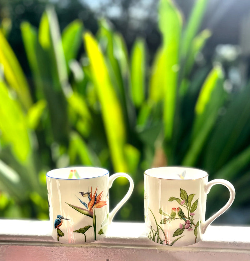Mug Gold Bird
