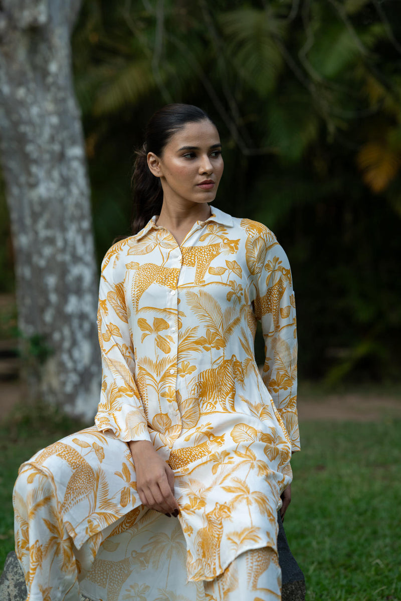 Drawstring Drift Pant-Sunflower Yellow