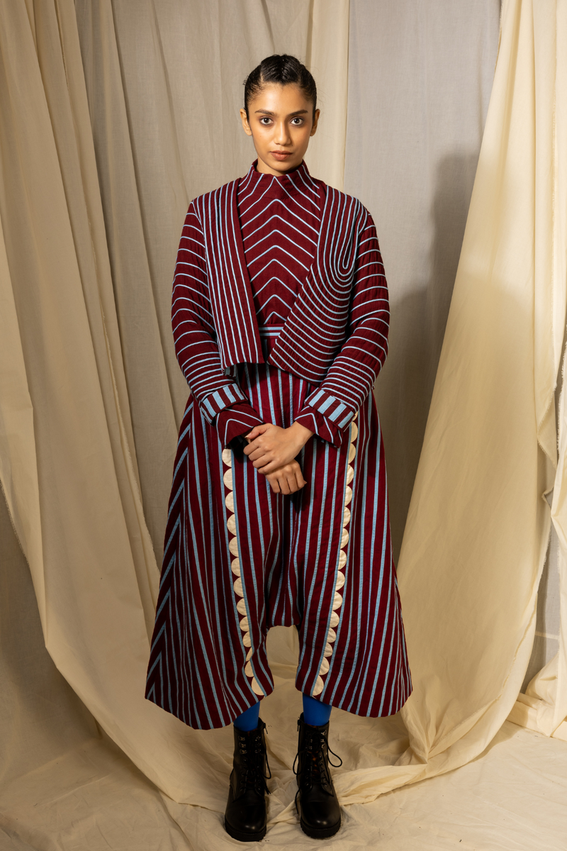 Shori Jacket cotton by Ka-Sha in multi color for women in Singapore