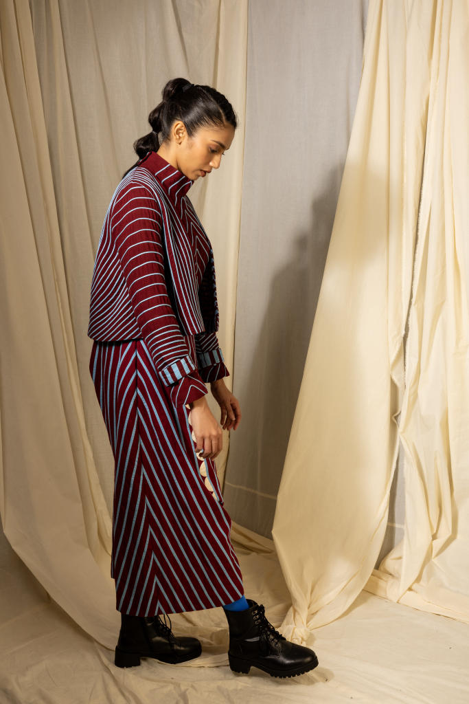 Shori Jacket cotton by Ka-Sha in multi color for women in Singapore