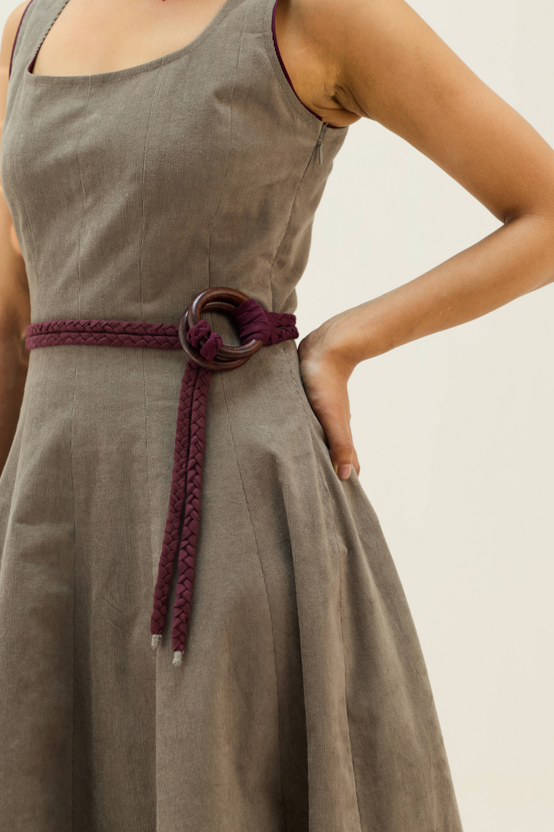Soft Waves Corduroy Maxi Dress