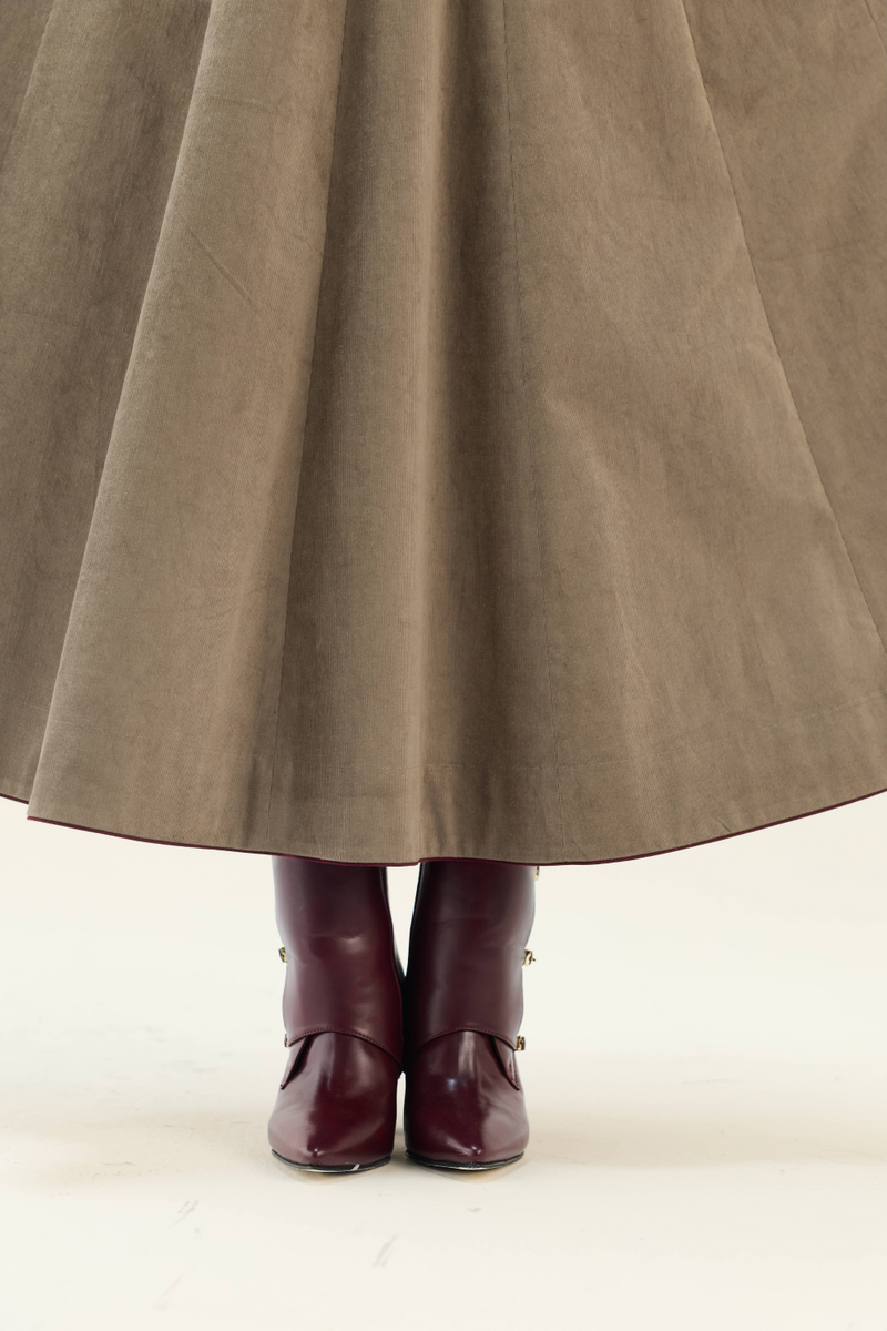Soft Waves Corduroy Maxi Dress