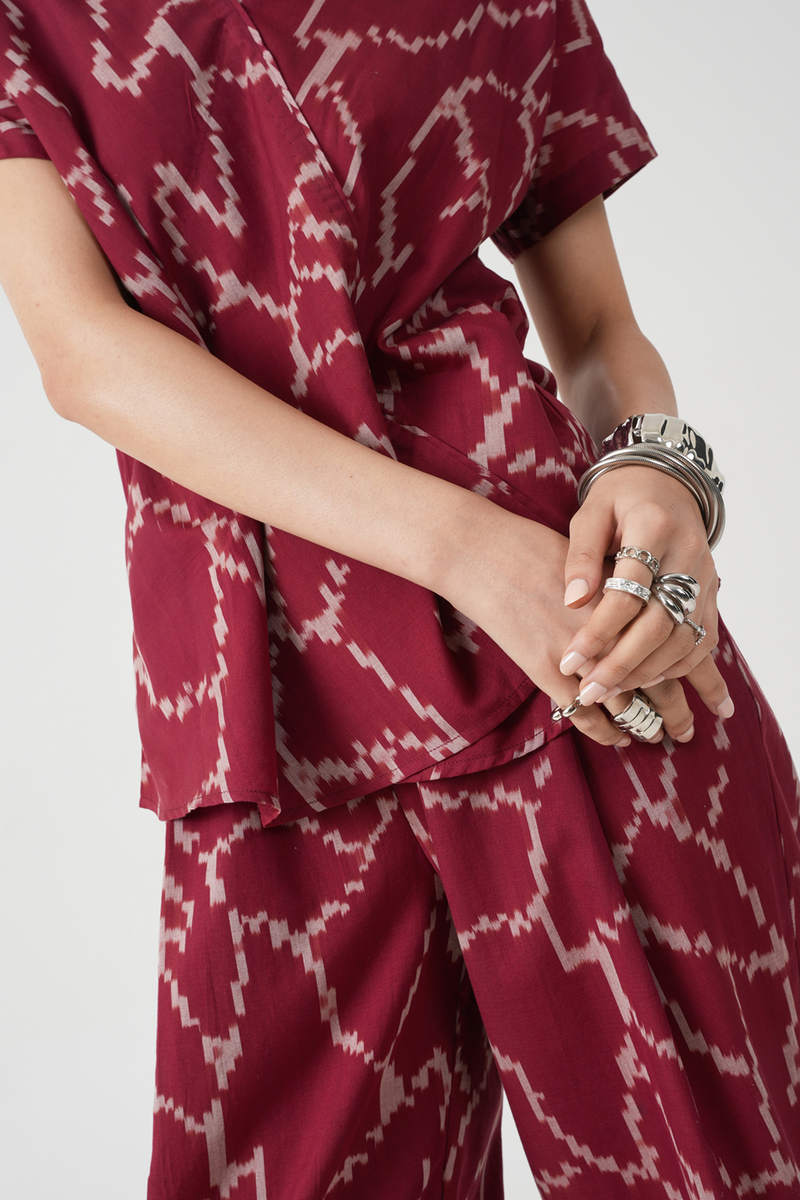 Sōhō Handwoven Ikat Top