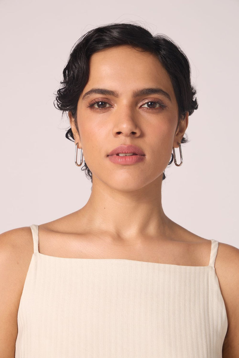 Spica Off White Silk Slip Dress silk by The Summer House for women in Singapore