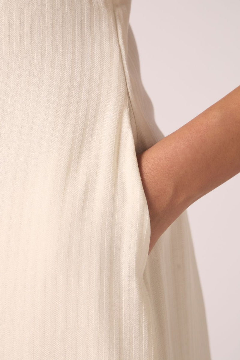 Spica Off White Silk Slip Dress silk by The Summer House for women in Singapore