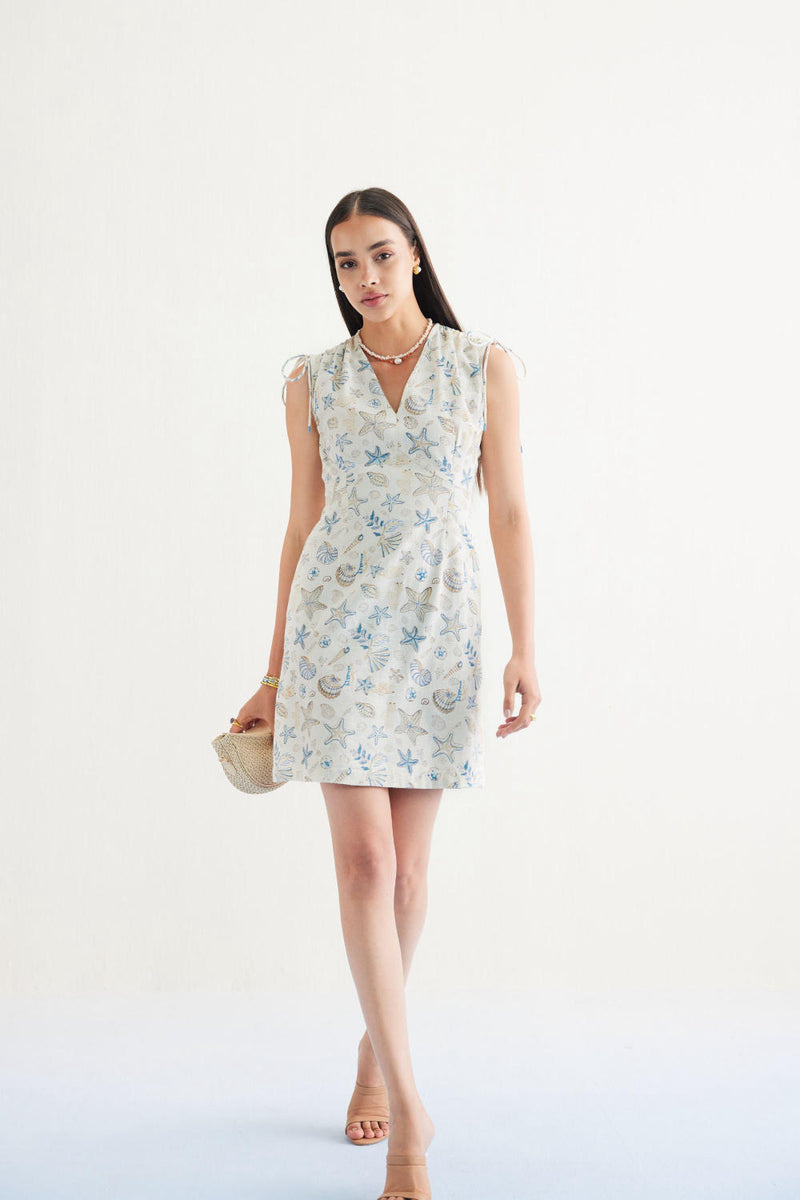 Starfish Handspun Handwoven Organic Cotton Dress