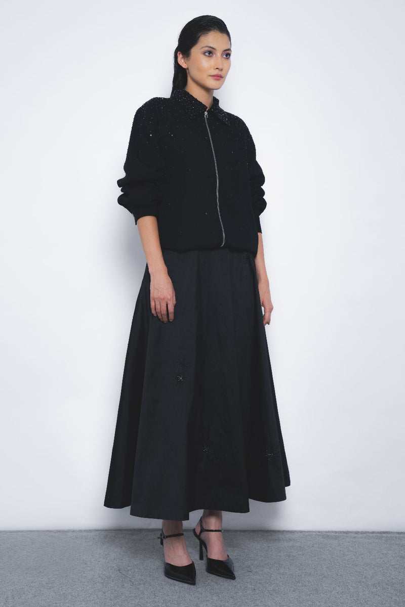 Stargaze Jacket - Black linen Buy Stargaze Jacket - Black from C&W | Jackets And Overlays for Women by Leh Studios in black color for women in Singapore