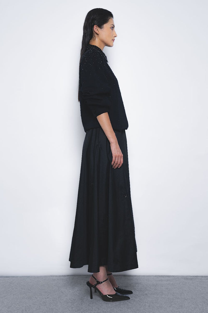 Stargaze Jacket - Black linen Buy Stargaze Jacket - Black from C&W | Jackets And Overlays for Women by Leh Studios in black color for women in Singapore