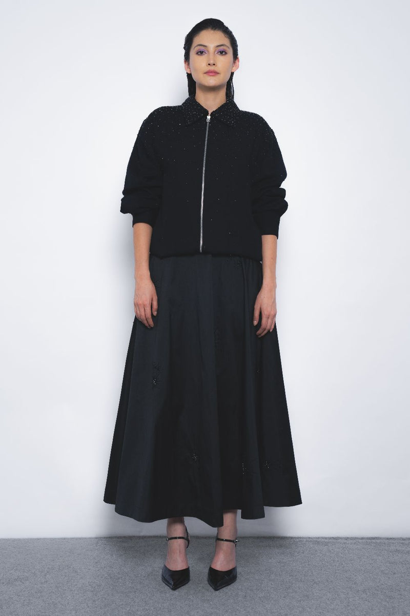 Starlight Skirt - Black Buy Starlight Skirt - Black from C&W | Skirts for Women by Leh Studios in black color for women in Singapore