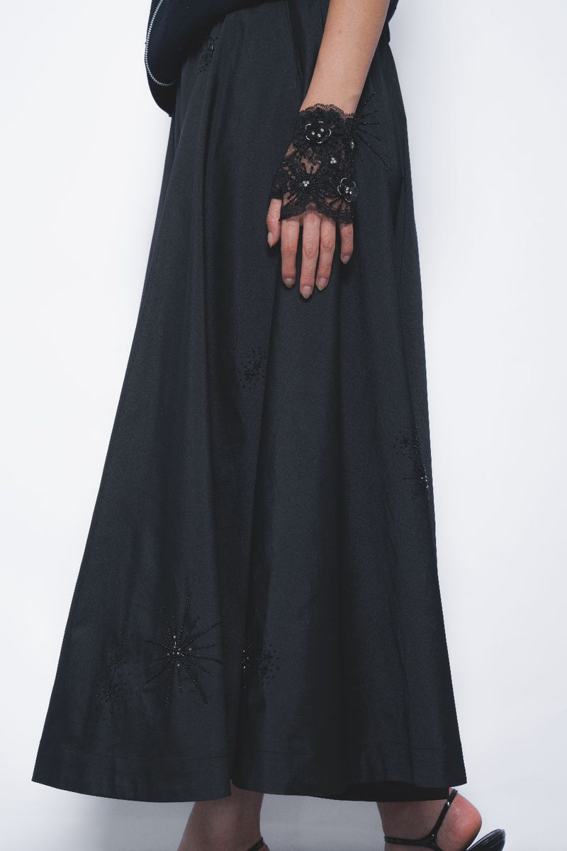 Starlight Skirt - Black Buy Starlight Skirt - Black from C&W | Skirts for Women by Leh Studios in black color for women in Singapore