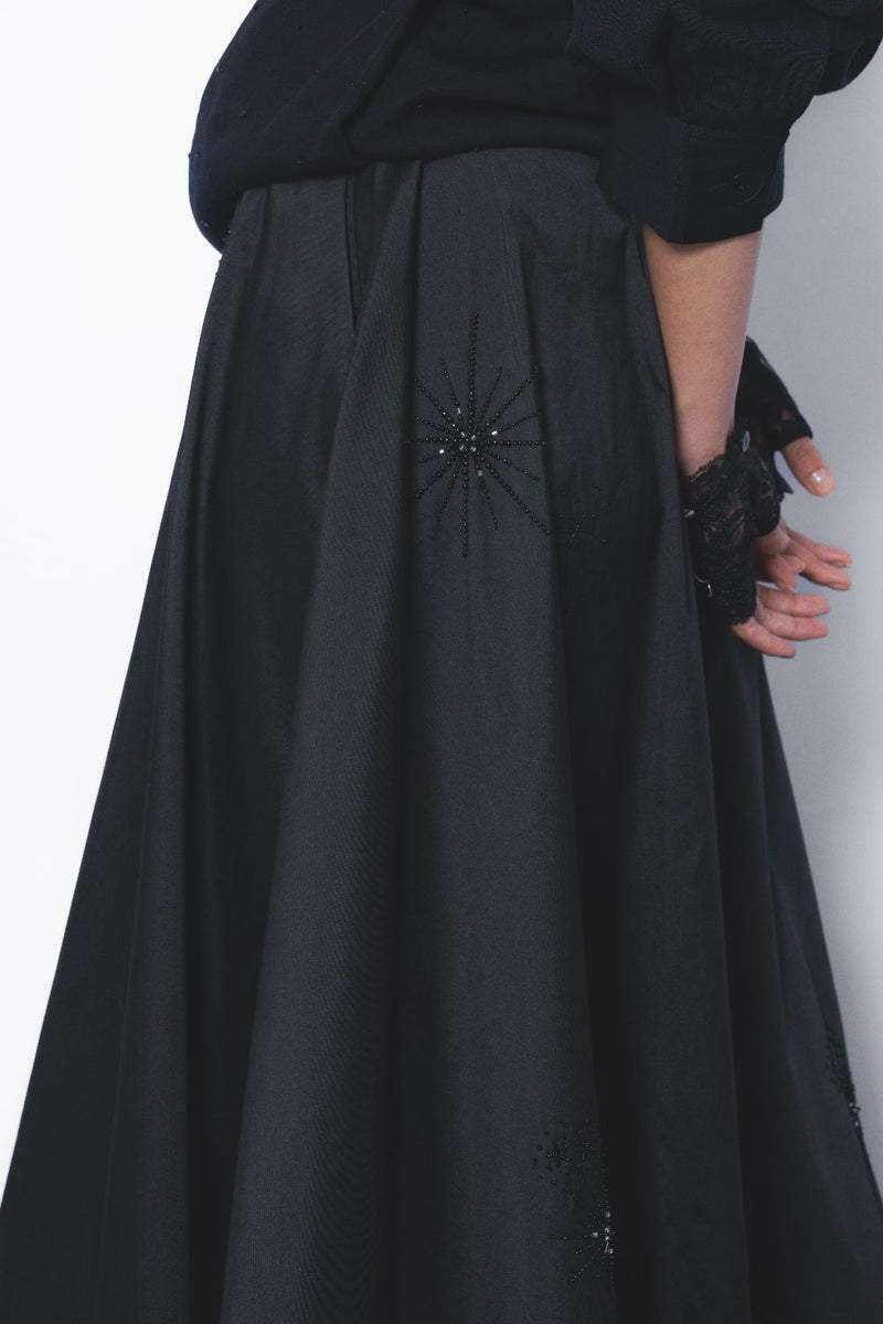 Starlight Skirt - Black Buy Starlight Skirt - Black from C&W | Skirts for Women by Leh Studios in black color for women in Singapore