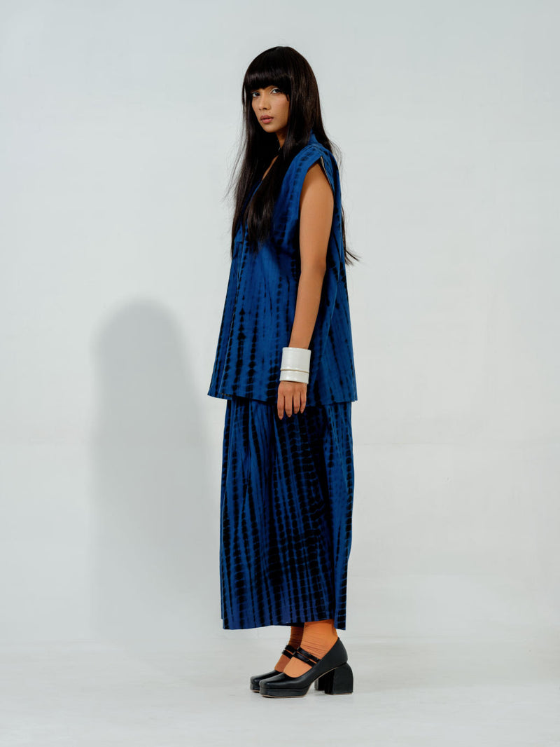 Sugar Jacket cotton matty jackets and overlays by Stoique in blue for women in Singapore