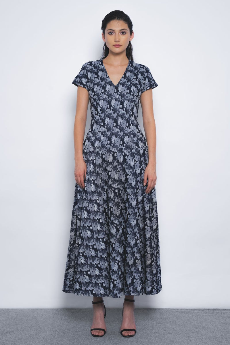 Sumiere Dress - Indigo mul Buy Sumiere Dress - Indigo from C&W | Dresses for Women by Leh Studios in multi color for women in Singapore