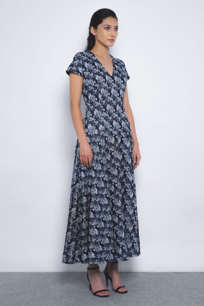 Sumiere Dress - Indigo mul Buy Sumiere Dress - Indigo from C&W | Dresses for Women by Leh Studios in multi color for women in Singapore