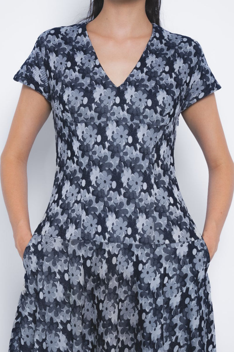 Sumiere Dress - Indigo mul Buy Sumiere Dress - Indigo from C&W | Dresses for Women by Leh Studios in multi color for women in Singapore