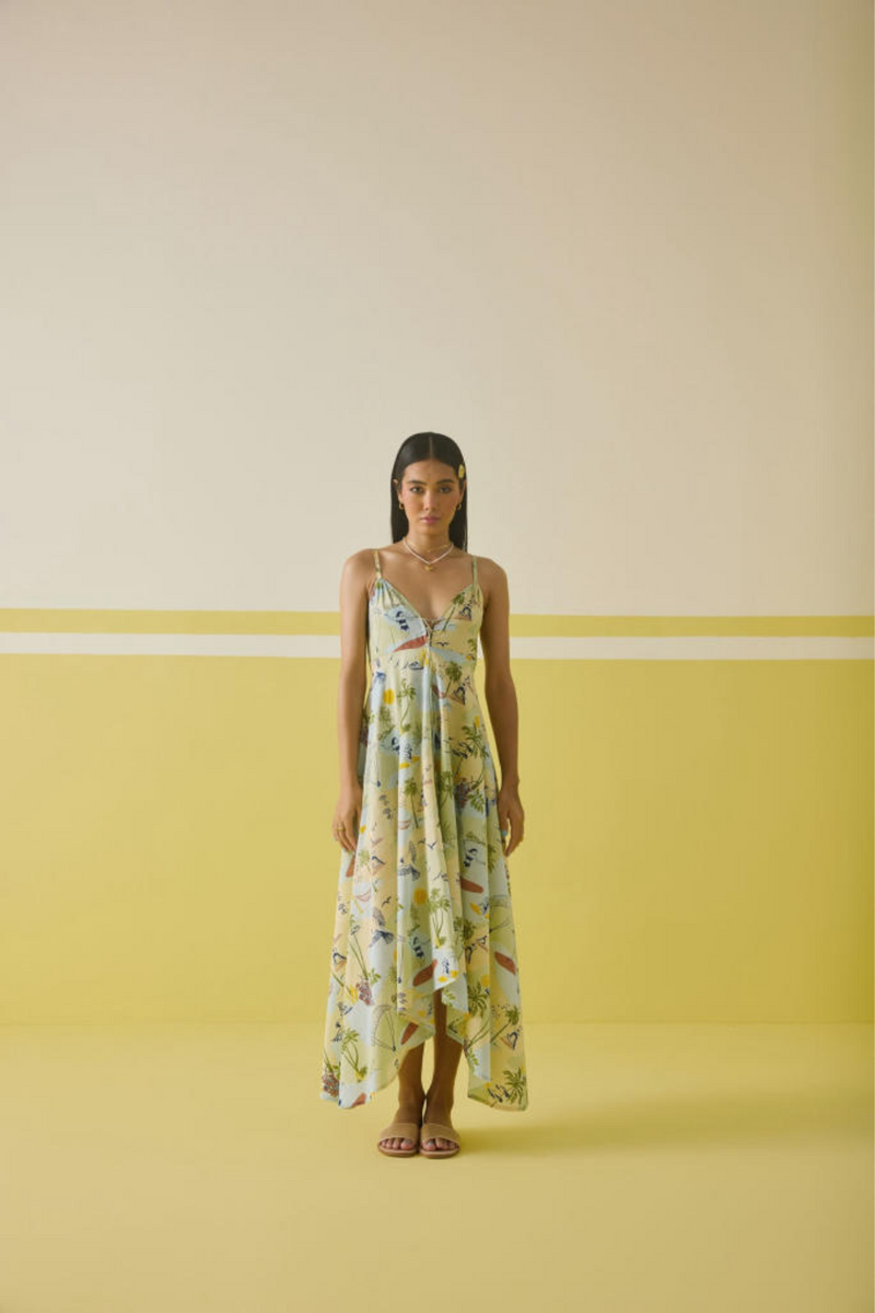 Summer Sea Lyocell Dress