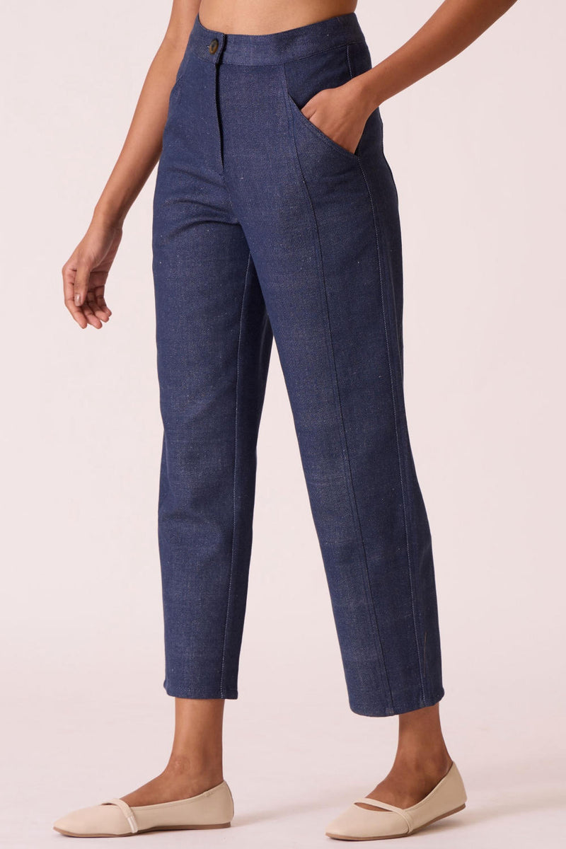 Sunisa Mid Rise Denim Pants by The Summer House for women in Singapore