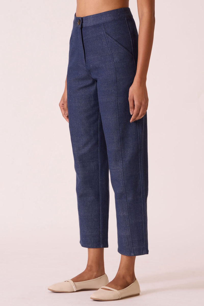 Sunisa Mid Rise Denim Pants by The Summer House for women in Singapore