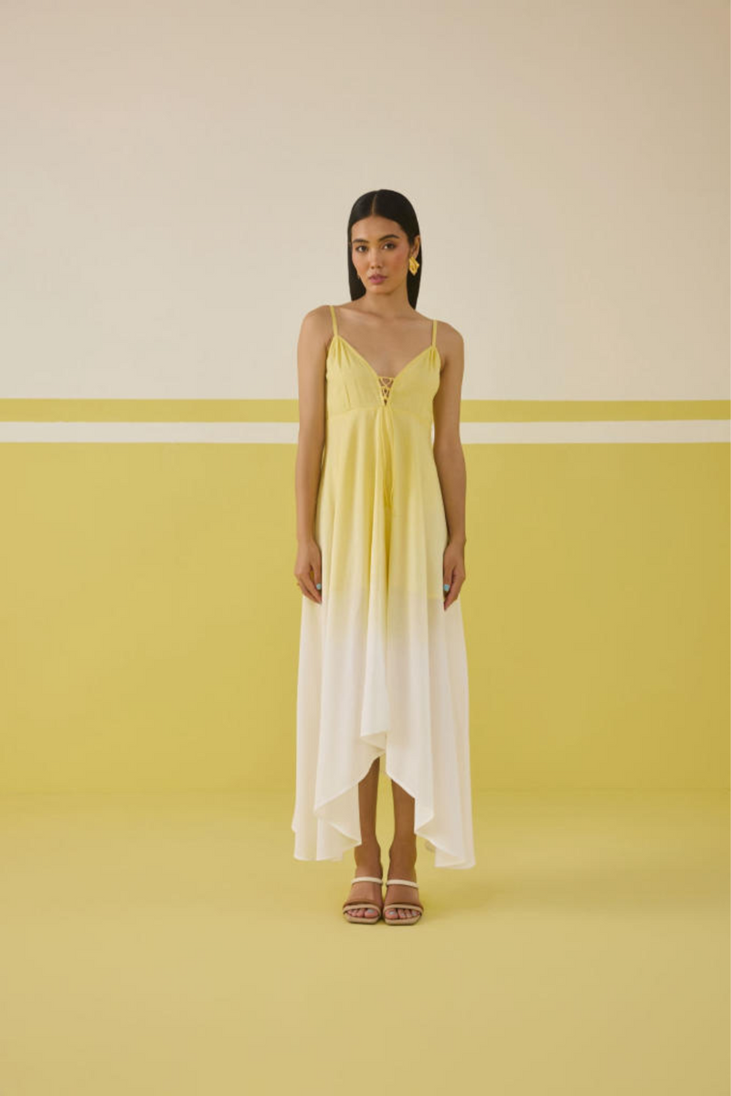 Sunshine Sea Lyocell Maxi Dress