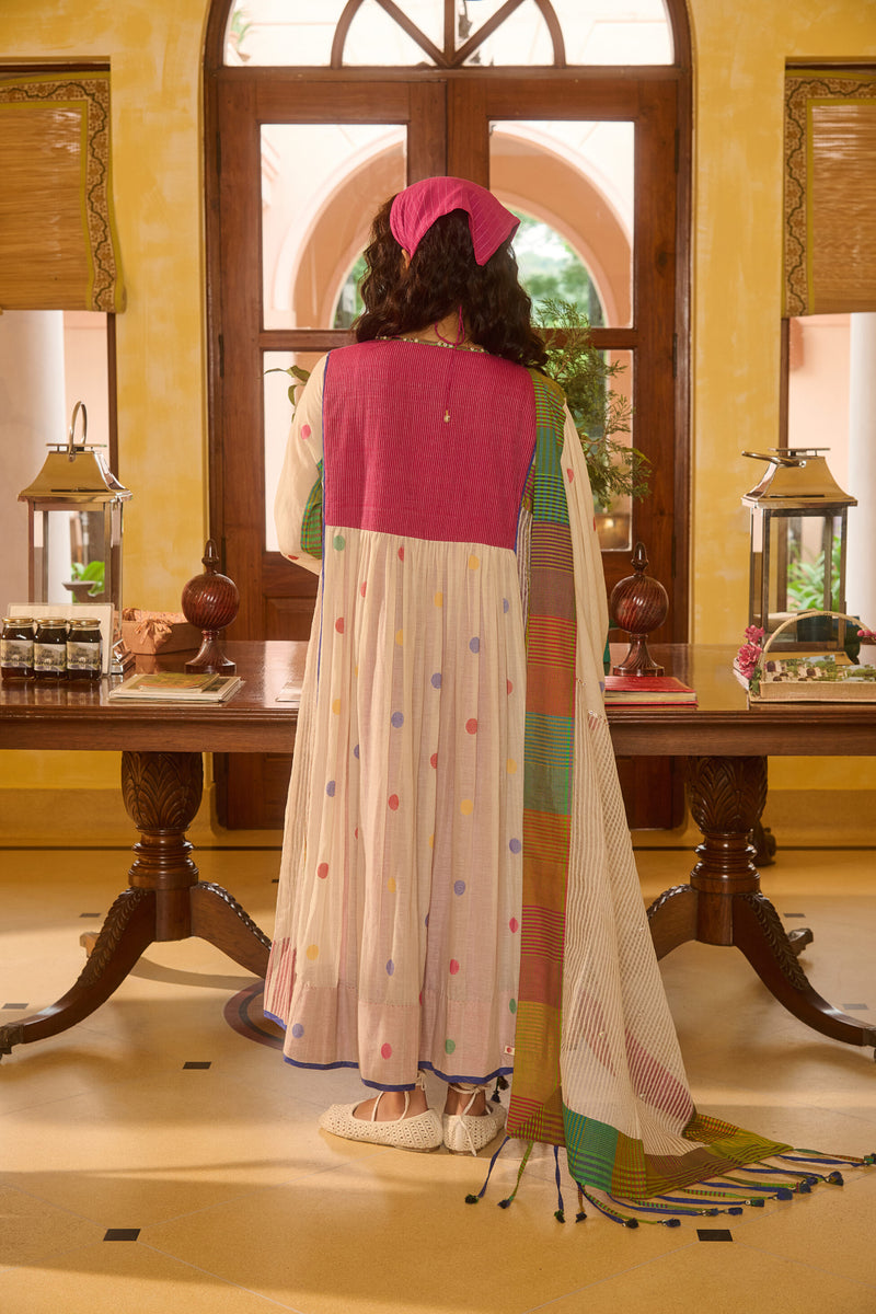 VELMA STOLE-MULTICOLOR mul by SWATTI KAPOOR in multi color for women in Singapore