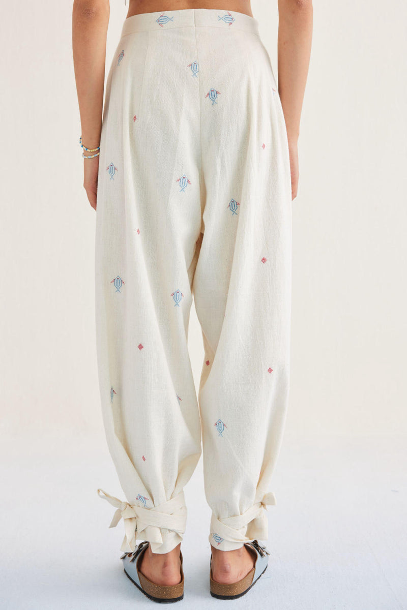 Swim Free Handwoven Kala Cotton Trousers