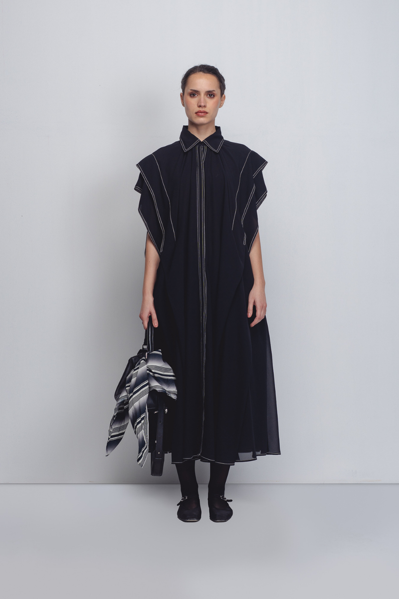 Tako Dress - Black Buy Tako Dress - Black from C&W | Dresses for Women by Leh Studios in black color for women in Singapore