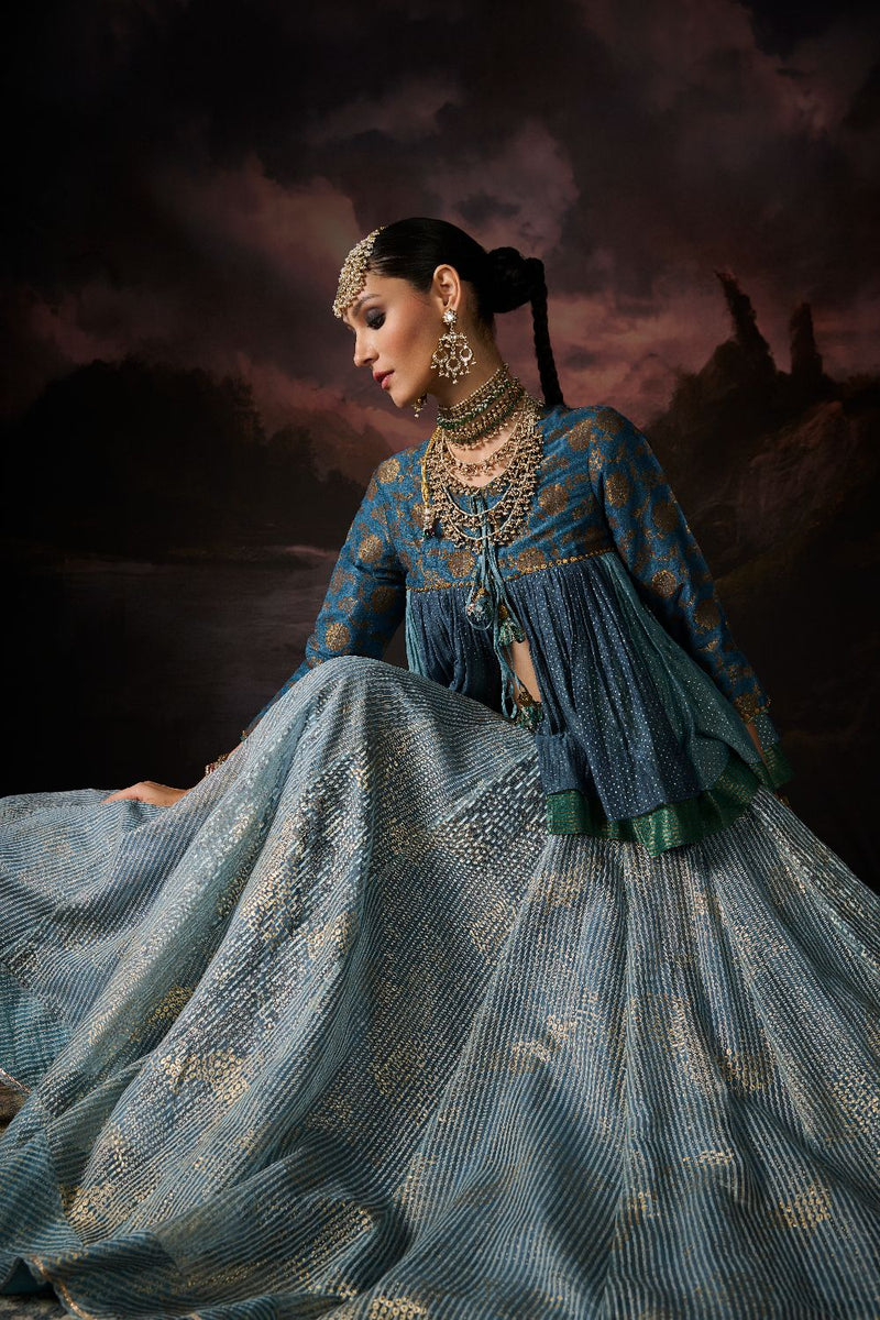 TASHI KEDIA TOP silk by SWATTI KAPOOR in multi color for women in Singapore