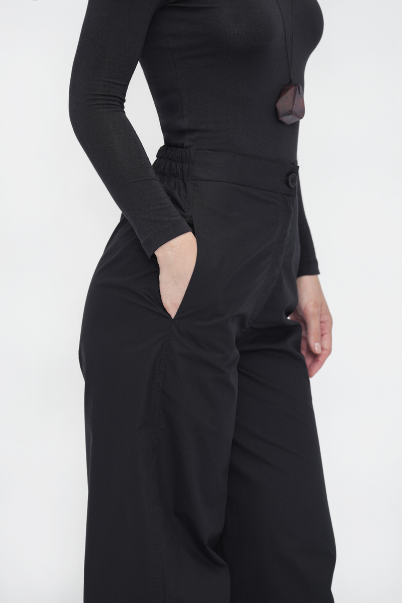 Rime Coord Set poplin by Turn Black in black color for women in Singapore
