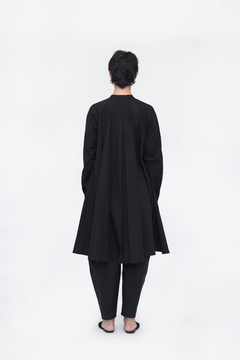 Nila Co ord Set cotton by Turn Black in black color for women in Singapore