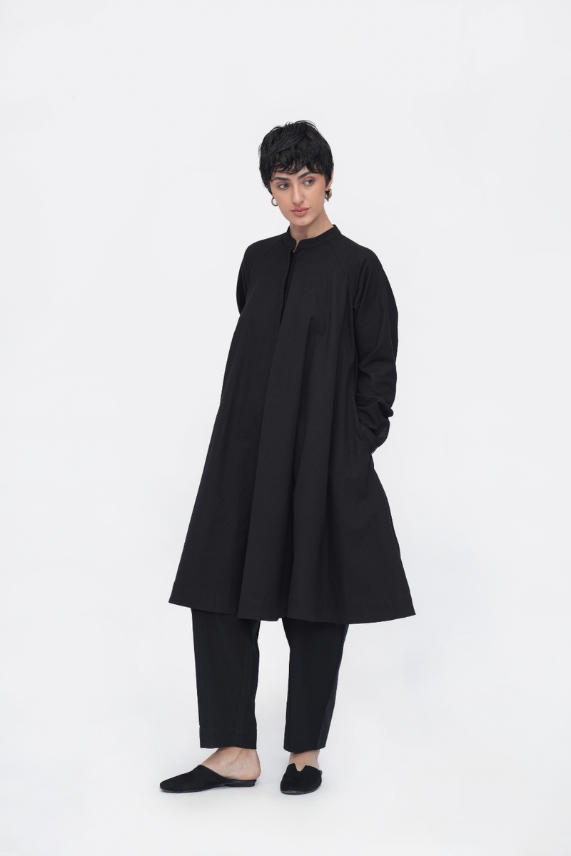 Nila Co ord Set cotton by Turn Black in black color for women in Singapore