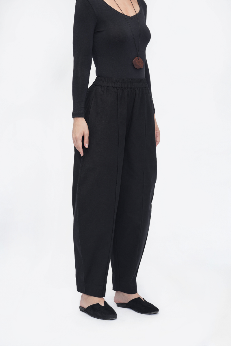 Nila Co ord Set cotton by Turn Black in black color for women in Singapore