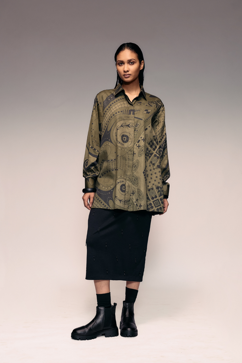 Black Knit Skirt cotton Buy Black Knit Skirt from C&W | Skirts for Women by Kritika Murarka in black color for women in Singapore