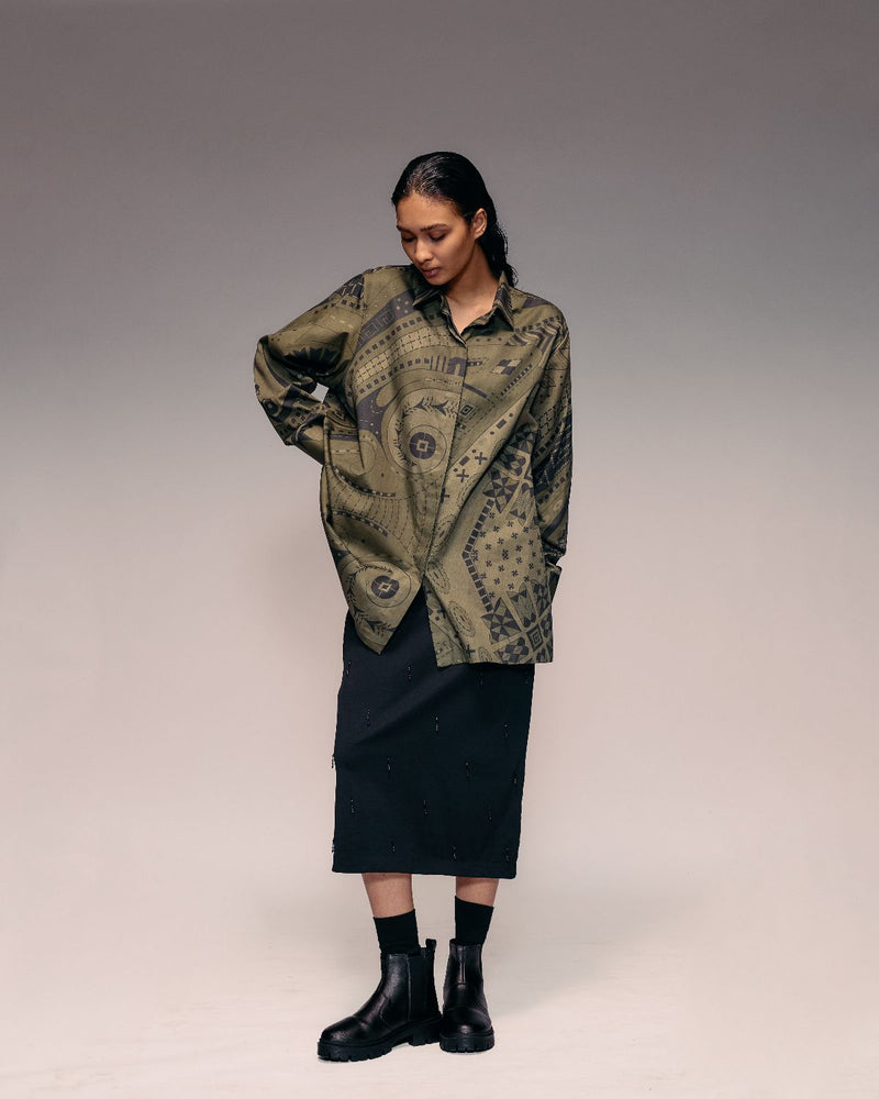 Black Knit Skirt cotton Buy Black Knit Skirt from C&W | Skirts for Women by Kritika Murarka in black color for women in Singapore