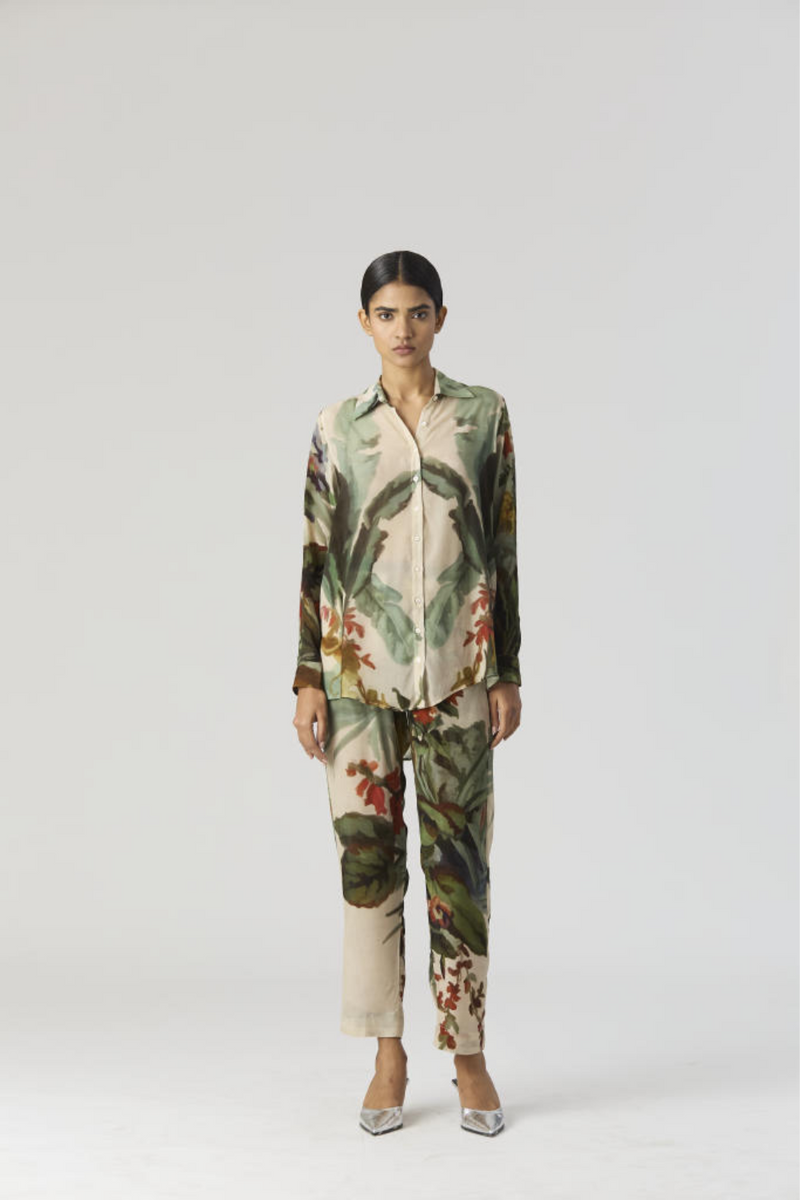 THE HUNT CO-ORD SET by Yam in green color for women in Singapore