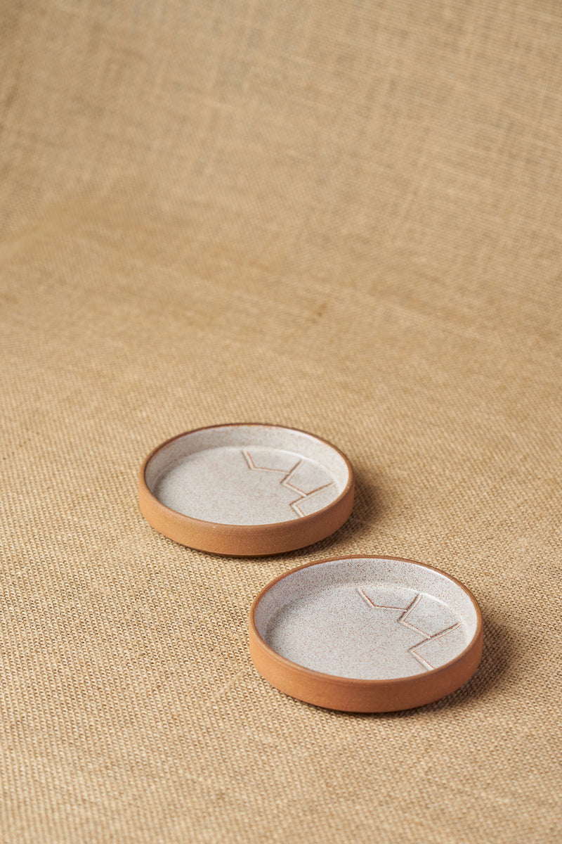 Tiger Hill Dessert Plate-Mountain Pattern (Set of 2)