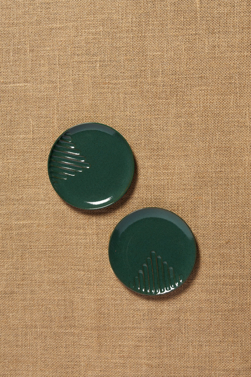 Tiger Hill Snack Plate (Set of-2)